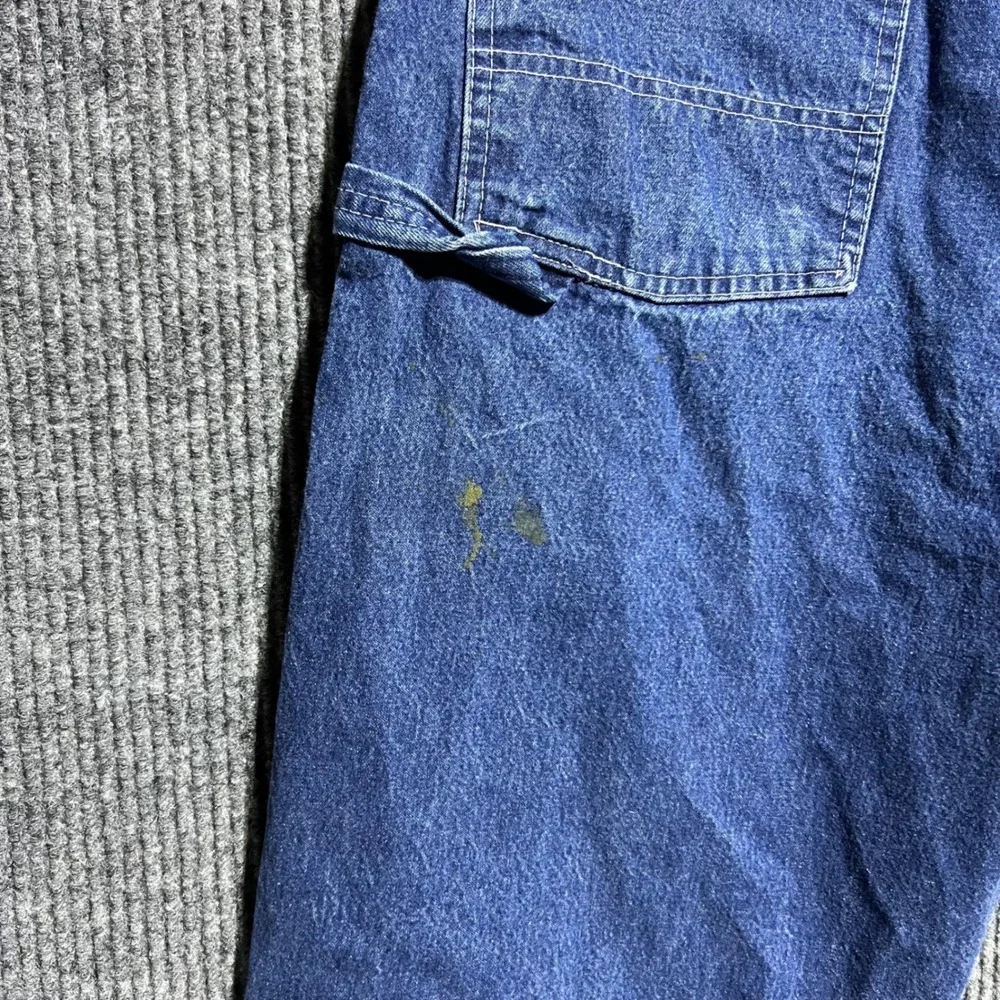 Vintage OshKosh Bgosh Carpenter Jeans Mens 34x32 Blue Union Made Sanforized USA